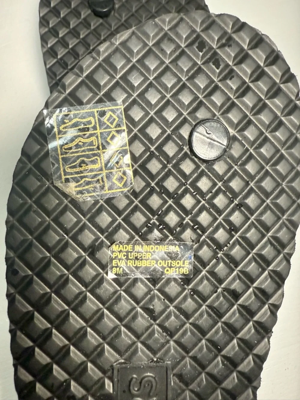 Michael Kors Black Logo Medallion Flip Flop Sandals